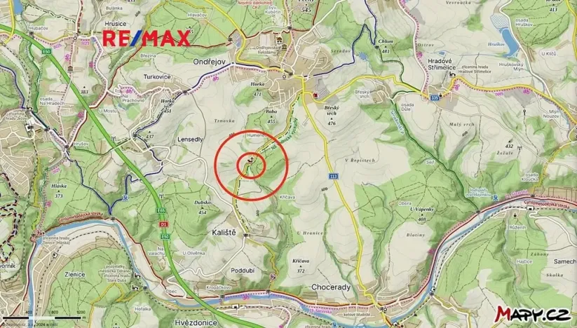 Prodej rybníku, Ondřejov, 8264 m2