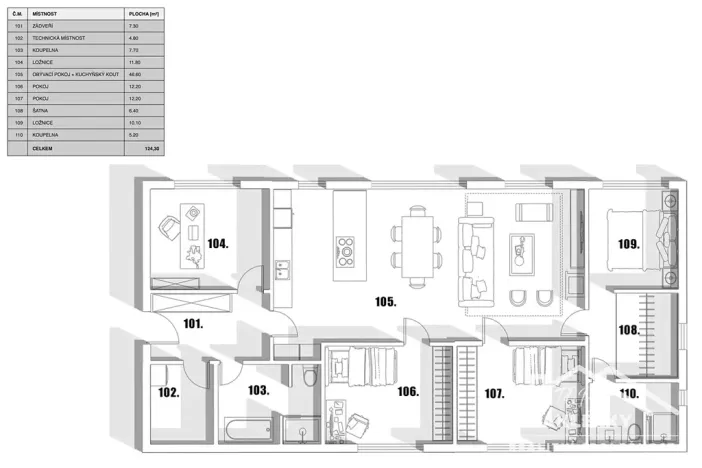 Prodej rodinného domu, Kouřim, Nad Hrázkou, 124 m2