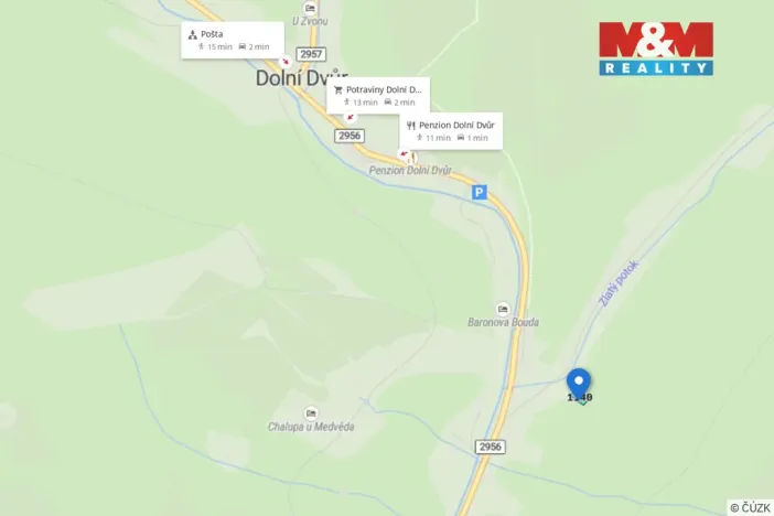 Prodej pozemku pro bydlení, Dolní Dvůr, 9366 m2
