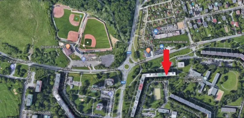 Pronájem bytu 1+kk, Ostrava - Poruba, Podroužkova, 25 m2