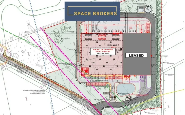 Pronájem skladu, Pavlov, 5100 m2
