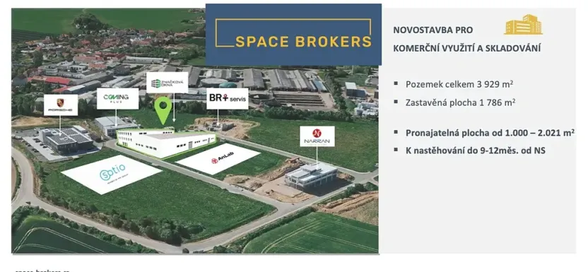Pronájem obchodního prostoru, Zlatníky-Hodkovice, Technologická, 1016 m2