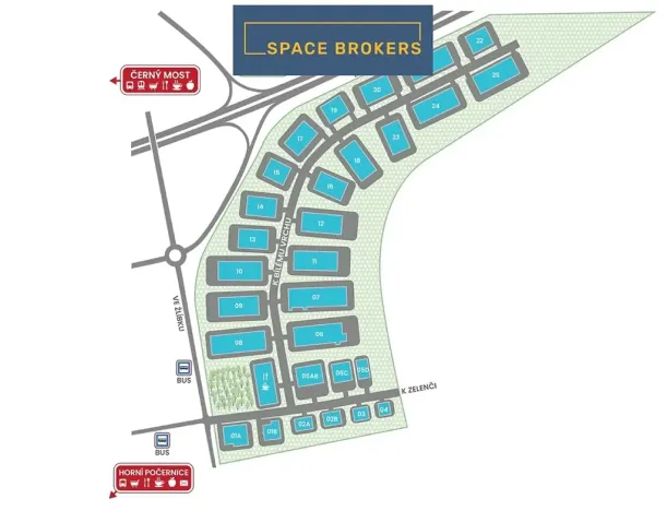 Pronájem obchodního prostoru, Praha - Horní Počernice, K Bílému vrchu, 1400 m2