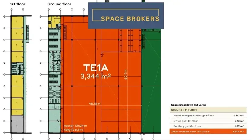 Pronájem skladu, Krupka, Pod Dolní drahou, 2517 m2