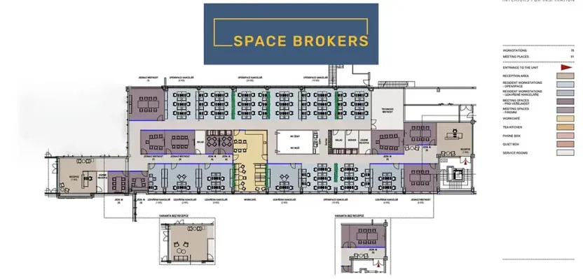 Pronájem kanceláře, Praha - Malešice, Sazečská, 1000 m2