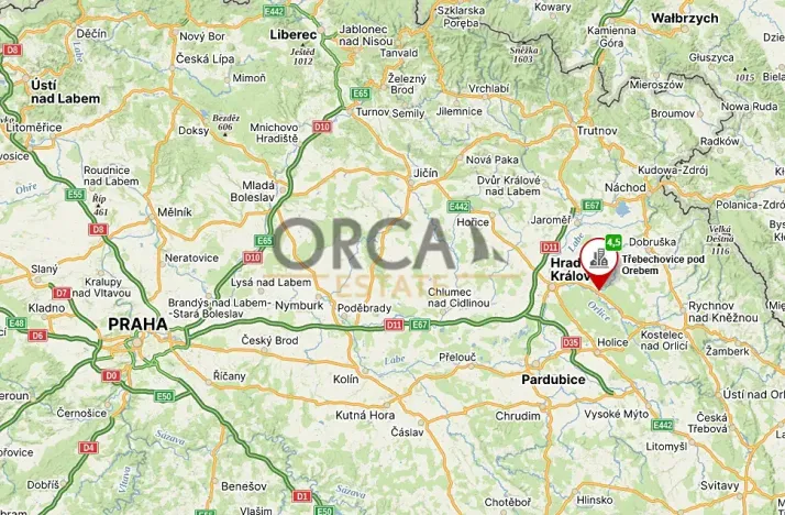 Prodej louky, Třebechovice pod Orebem, 4201 m2