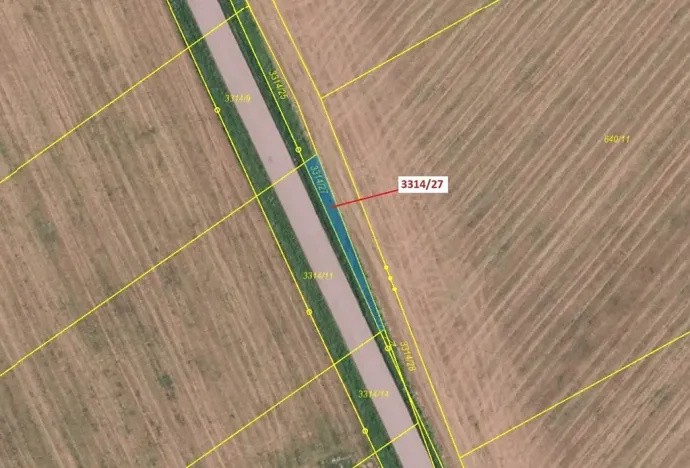 Dražba pozemku, Březník, 86 m2