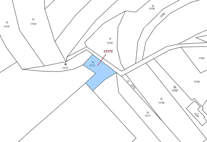 Dražba louky, Vsetín, 404 m2