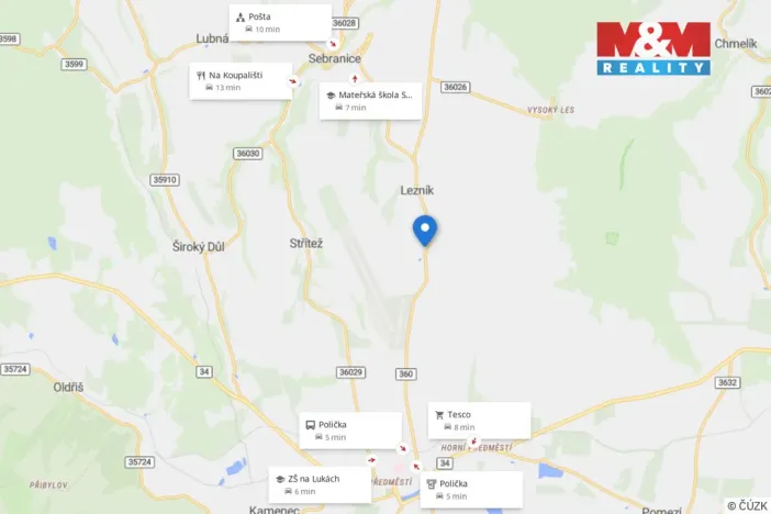 Prodej chalupy, Polička - Lezník, 177 m2