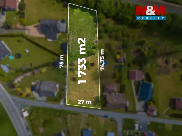 Prodej zahrady, Lichnov, 1733 m2