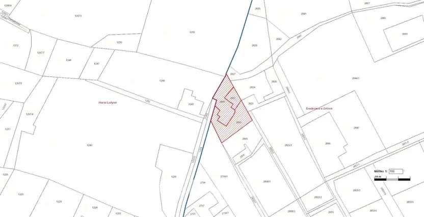 Prodej pozemku, Doubrava, 1073 m2