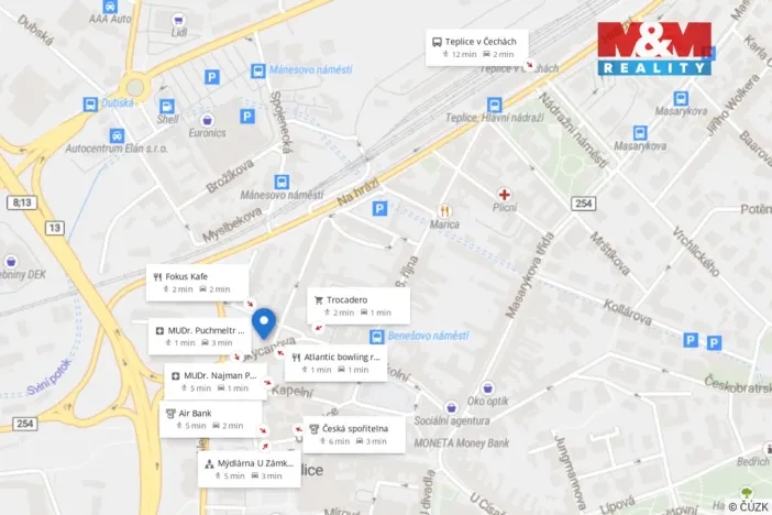 Pronájem bytu 2+1, Teplice, Školní, 87 m2