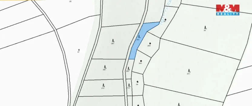 Prodej lesa, Řepníky, 562 m2