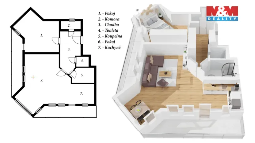 Prodej bytu 2+kk, Pec pod Sněžkou, 55 m2