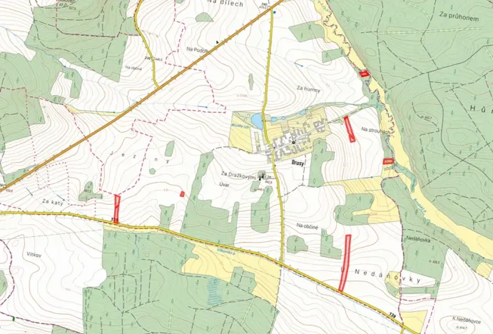 Prodej pole, Přešťovice, 15515 m2