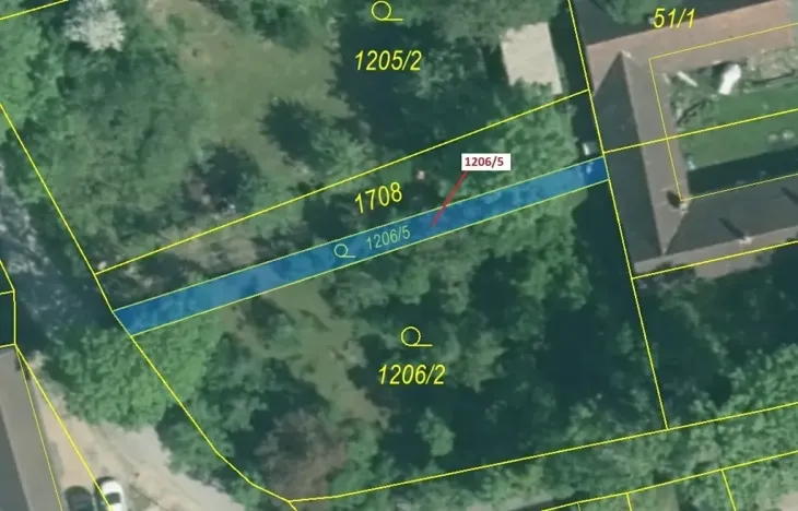 Dražba zahrady, Jílovice, 95 m2