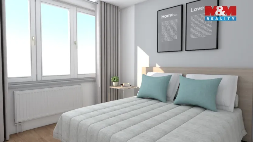 Prodej bytu 2+1, Bukovany, 48 m2