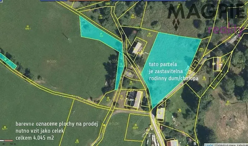 Prodej pozemku pro bydlení, Jestřabí v Krkonoších, 4045 m2