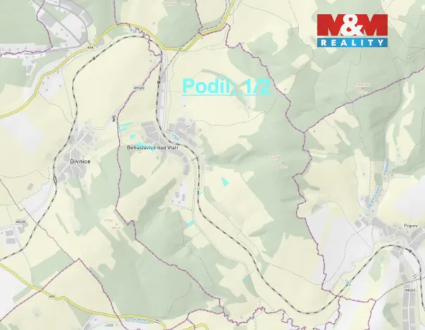 Prodej louky, Bohuslavice nad Vláří, 127756 m2