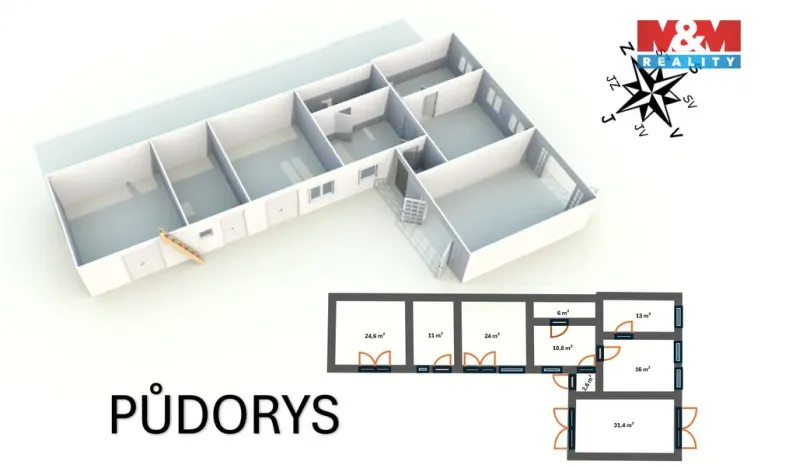 Prodej rodinného domu, Městec Králové - Vinice, 56 m2