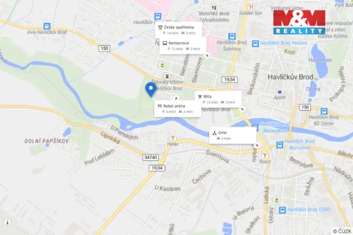 Prodej garáže, Havlíčkův Brod, Ledečská, 18 m2