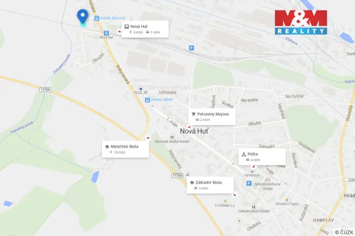 Prodej rodinného domu, Hrádek - Nová Huť, 95 m2