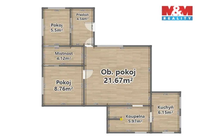 Pronájem chaty, Trpísty - Sviňomazy, 57 m2