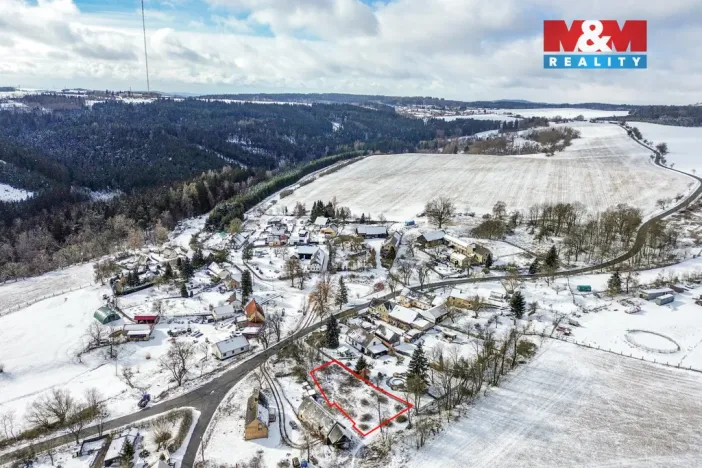 Prodej pozemku pro bydlení, Bezvěrov - Služetín, 817 m2