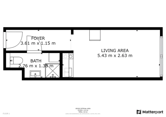 Pronájem bytu 1+kk, Praha - Jinonice, Peroutkova, 23 m2