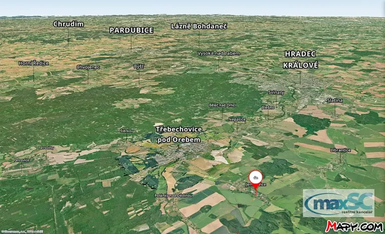 Prodej pozemku pro bydlení, Jeníkovice, 2633 m2