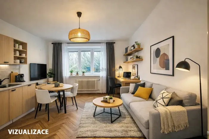 Prodej bytu 2+kk, Praha - Troja, Čimická, 41 m2