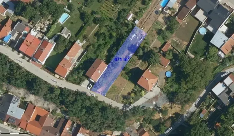 Prodej pozemku pro bydlení, Brno, Padělíky, 471 m2
