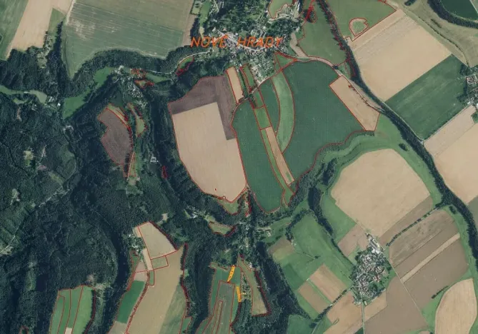 Prodej pozemku, Nové Hrady, 2679 m2