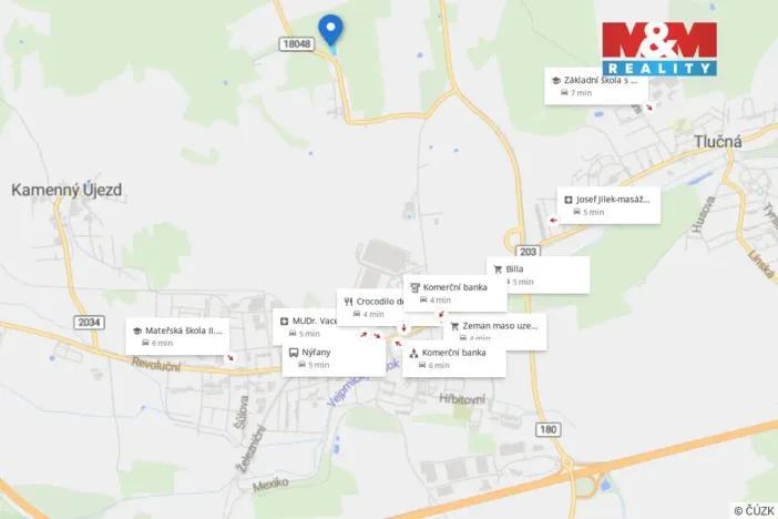 Prodej pozemku pro bydlení, Nýřany, Pankrác, 2399 m2