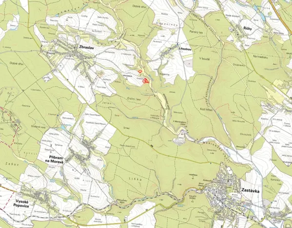 Prodej pole, Zbraslav, 9329 m2