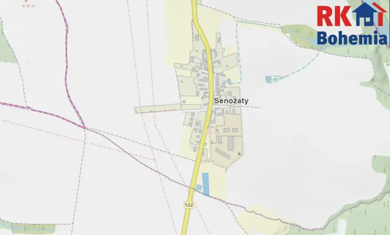 Prodej pozemku pro bydlení, Bechyně, 2373 m2