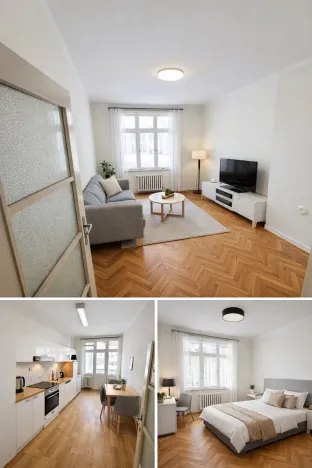 Pronájem bytu 3+1, Zlín, náměstí Míru, 90 m2