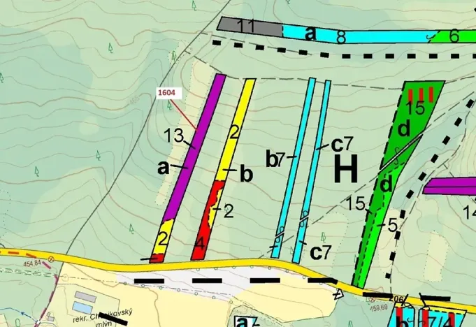 Dražba lesa, Jesenice, 4076 m2