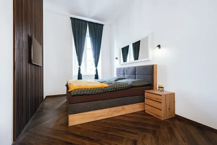 Prodej bytu 2+kk, Horní Planá, Náměstí, 47 m2