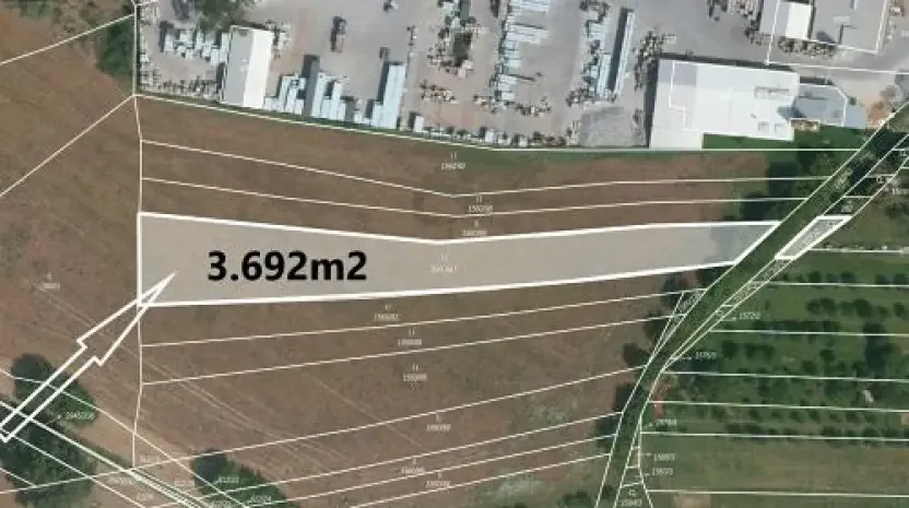 Prodej podílu komerčního pozemku, Kněžpole, 923 m2