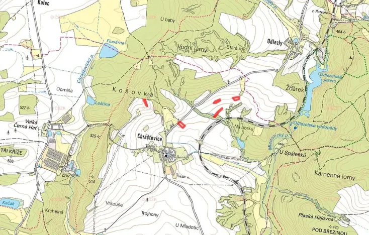 Prodej pole, Mladotice, 8832 m2