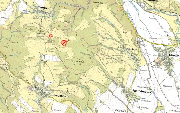 Prodej louky, Postřelmůvek, 30743 m2