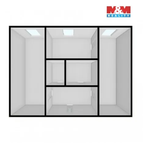 Pronájem bytu 2+1, Rokycany - Nové Město, Pražská, 57 m2