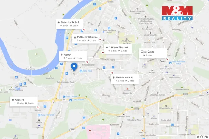 Pronájem bytu 3+kk, Žatec, U Hřiště, 56 m2