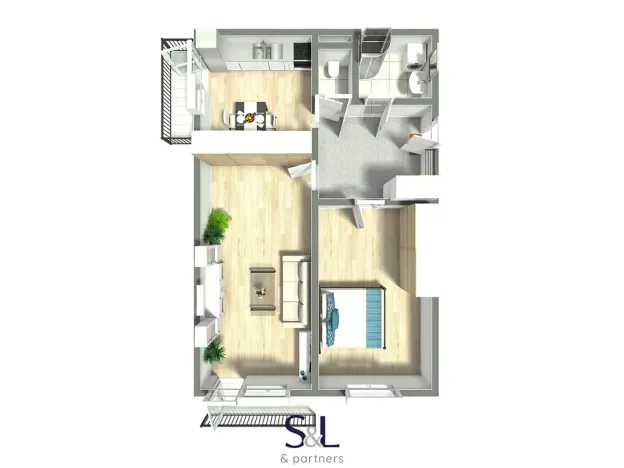 Prodej bytu 2+1, Jablonec nad Nisou, Na Roli, 54 m2