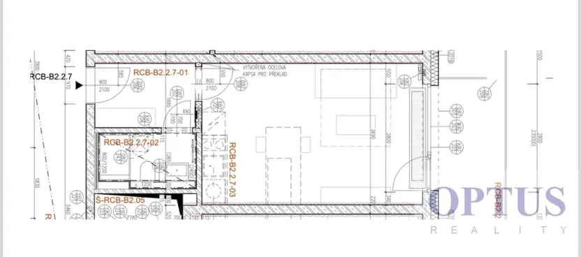 Pronájem bytu 1+kk, Praha - Karlín, Sokolova, 30 m2