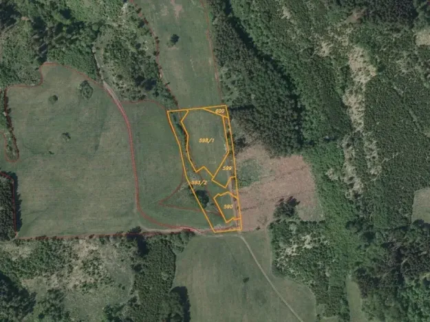 Dražba louky, Čistá u Horek, 14711 m2