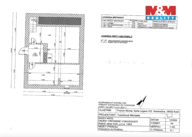 Prodej pozemku, Ratboř, Tyršova, 433 m2