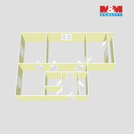 Pronájem bytu 3+1, Svitavy - Lány, Svitavská, 66 m2