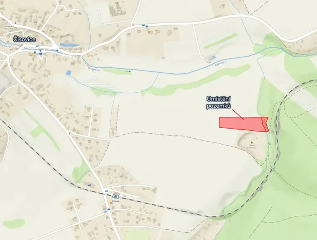 Prodej pozemku pro bydlení, Čisovice, 9297 m2